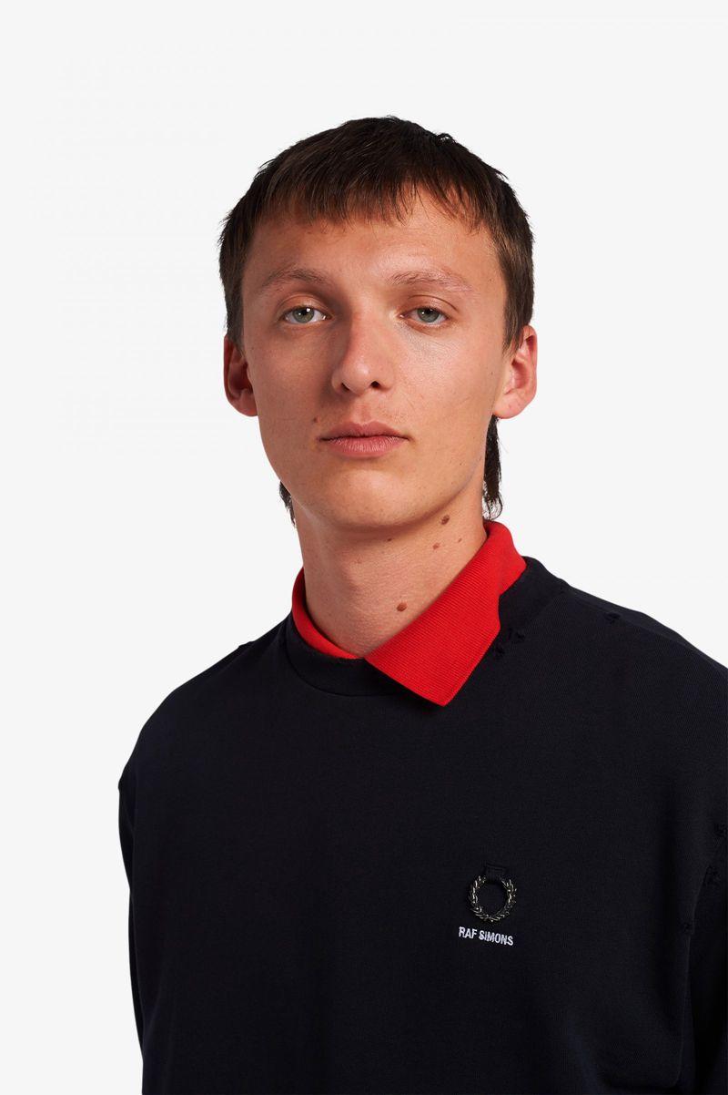 Black Fred Perry SM1952 Men's Sweatshirts | PH 1603NWYB